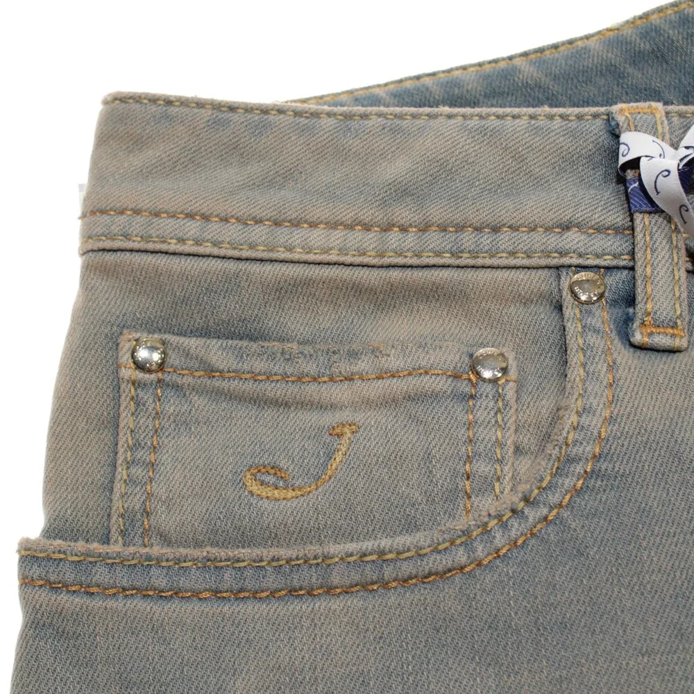 Jacob Cohen NWT 5 Pocket Denim Jeans Size 32 US Bard in Blue Cotton Blend